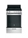 GE *JAS640RMSS  24-in Smooth Surface 4 Elements 2.9-cu ft Steam Cleaning Freestanding Electric Range (Stainless Steel)