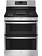 GE * JGBS86SPSS 6.8 Cu. Ft. Freestanding Double-Oven Gas Convection Range with Self-Steam Cleaning and No-Preheat Air Fry - Stainless steel
