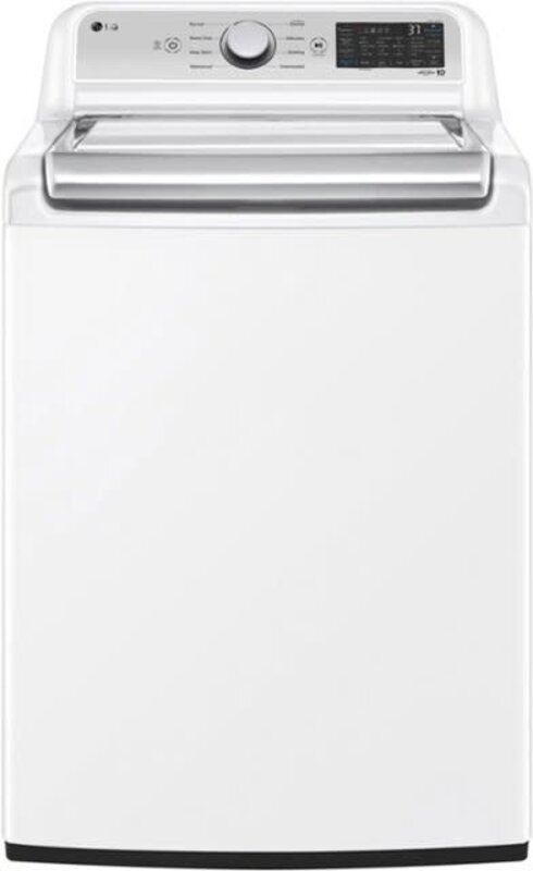 LG *LG WT7405CW 5.3 Cu. Ft. High-Efficiency Smart Top Load Washer with 4-Way Agitator and TurboWash3D - White