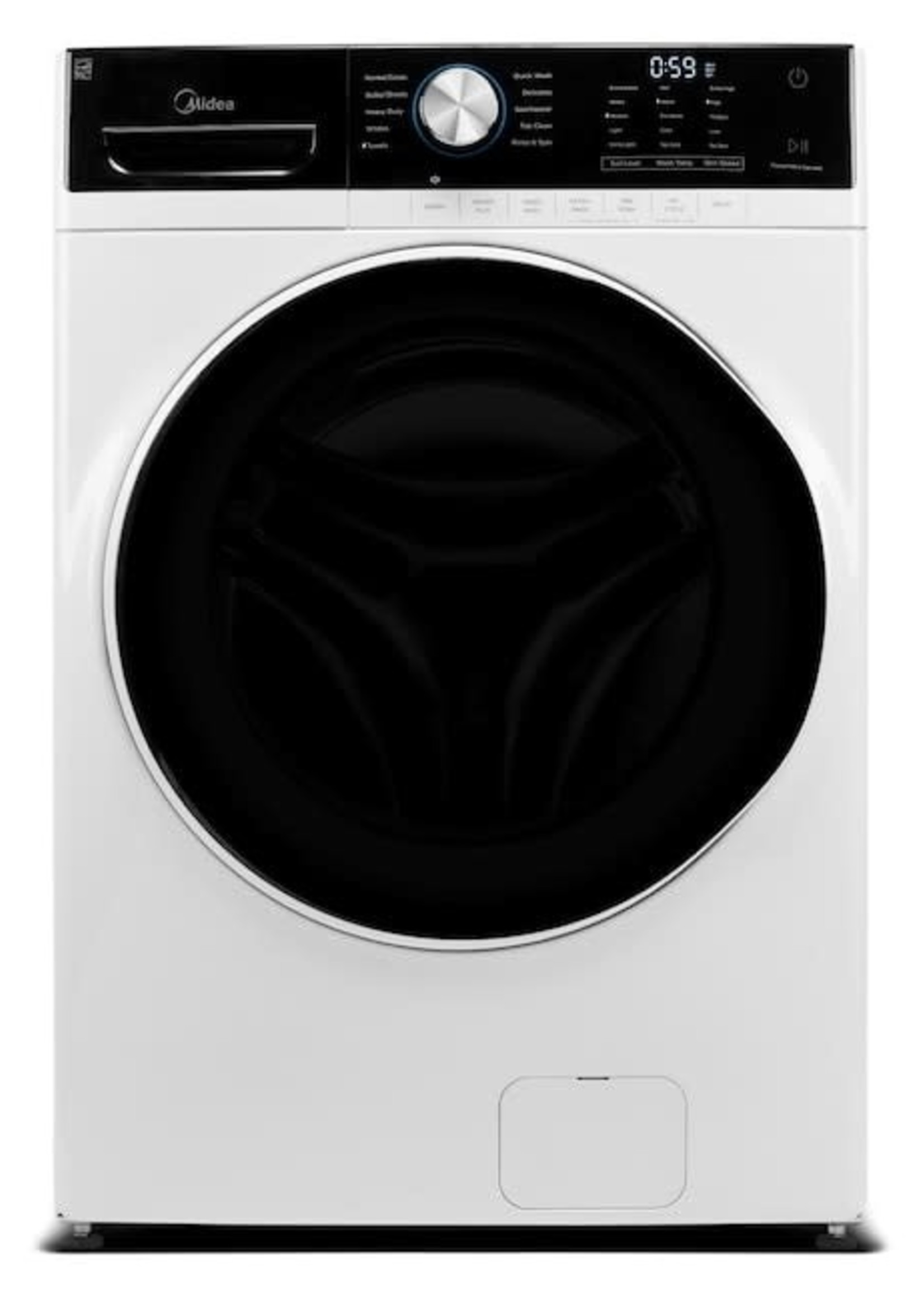 *Midea  MLH45N1AWW  4.5-cu ft High Efficiency Stackable Front-Load Washer (White) ENERGY STAR