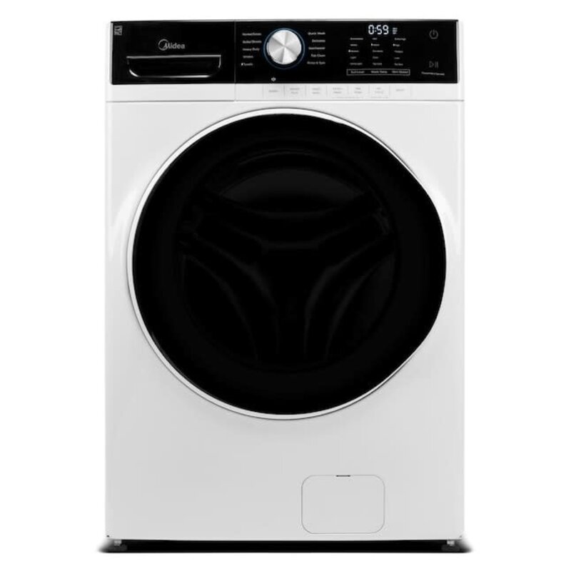 LG 4-cu ft High Efficiency Stackable Front-Load Washer (White) ENERGY STAR  at