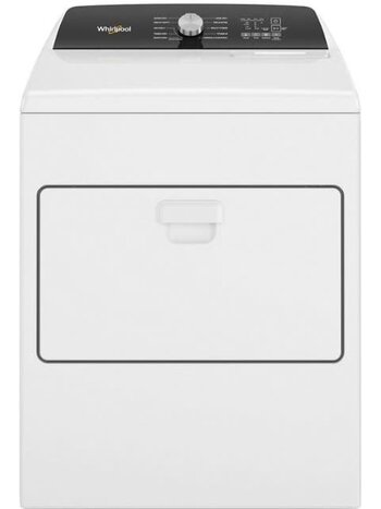 Whirlpool *WED5010LW   7 Cu. Ft. Electric Dryer with Moisture Sensing - White