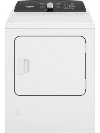 Whirlpool *WGD5050LW  7 cu. ft. White Top Load Gas Moisture Sensing Dryer with Steam