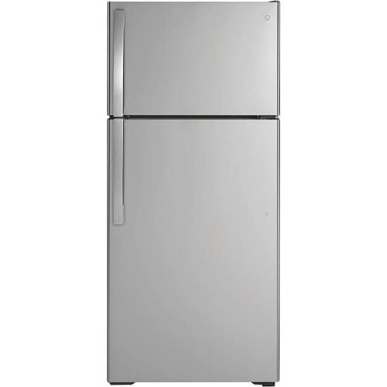 GE *GE  GTE17GSNRSS  16.6 cu. ft. Top Freezer Refrigerator in Stainless Steel, ENERGY STAR