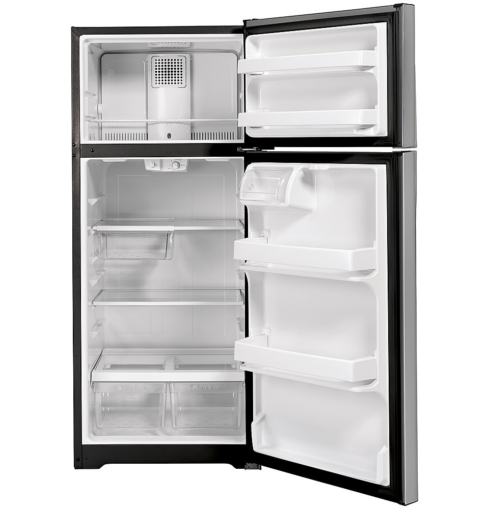 GE *GE  GTE17GSNRSS  16.6 cu. ft. Top Freezer Refrigerator in Stainless Steel, ENERGY STAR