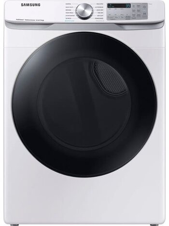 Samsung *DVE45B6300W  7.5 cu. ft. Smart Stackable Vented Electric Dryer with Steam Sanitize+ in White