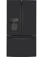 GE *GE GYE22GENDS 22.1 Cu. Ft. French Door Counter-Depth Refrigerator - Black slate