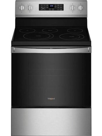 Whirlpool * Whirlpool WFE550S0LZ 5.3 Cu. Ft. Freestanding Electric Convection Range with Air Fry - Stainless steel