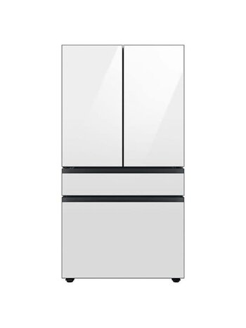 Samsung *RF29BB860012 Bespoke 29 cu. ft 4-Door French Door Refrigerator with Beverage Center - White glass
