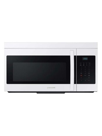 Samsung *ME16A4021AW  1.6-cu ft 1000-Watt Over-the-Range Microwave (White)
