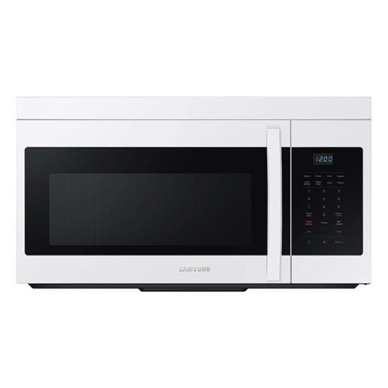 Samsung **Samsung  ME16A4021AW  1.6-cu ft 1000-Watt Over-the-Range Microwave (White)