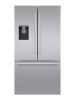 * Bosch B36FD50SNS 26 cu ft 500 Series French Door Bottom Mount Refrigerator 36'' Easy clean stainless steel