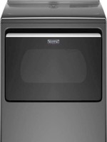 Maytag *Maytag  MED6230HC  7.4 cu. ft. 240-Volt Metallic Slate Smart Capable Electric Dryer with Hamper Door and Advanced Moisture Sensing