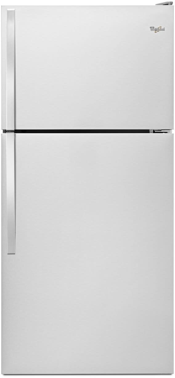 Whirlpool *WRT318FMDM 18.2 cu. ft. Top Freezer Refrigerator in Monochromatic Stainless Steel