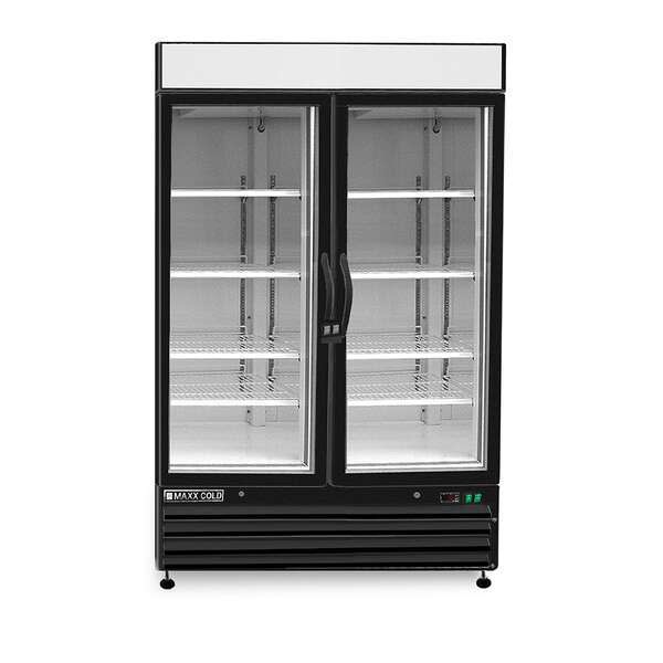 Maxx Cold *Maxx Cold  MXM2-48RBHC 48 cu. ft. Double Door Merchandiser Refrigerator Free Standing