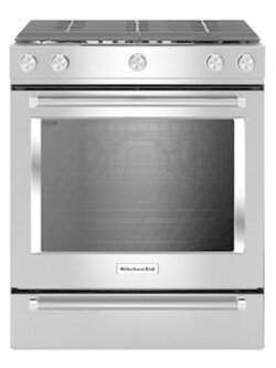 Kitchenaid *KSGG700ESS   5.8 cu. ft. Slide-In Gas Range with Self-Cleaning Convection Oven in Stainless Steel