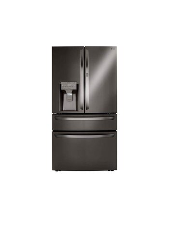 LG *LRMDS3006D 29.5 Cu. Ft. 4-Door French Door Smart Refrigerator with Door-in-Door and Craft Ice - Black stainless steel