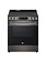 LG *LSEL6333D 6.3 Cu. Ft. Smart Slide-In Electric Convection Range with EasyClean, Air Fry and UltraHeat Element - Black stainless steel