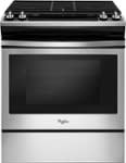 Whirlpool *WEG515S0LZ  30-in 4 Burners 5-cu ft Self-cleaning Slide-in Gas Range (Stainless Steel)