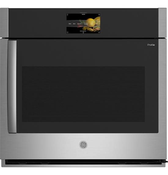 GE *GE  PTS700RSNSS  Profile - 30" Built-In Single Electric Convection Wall Oven with Right-Hand Side-Swing Door - Stainless steel