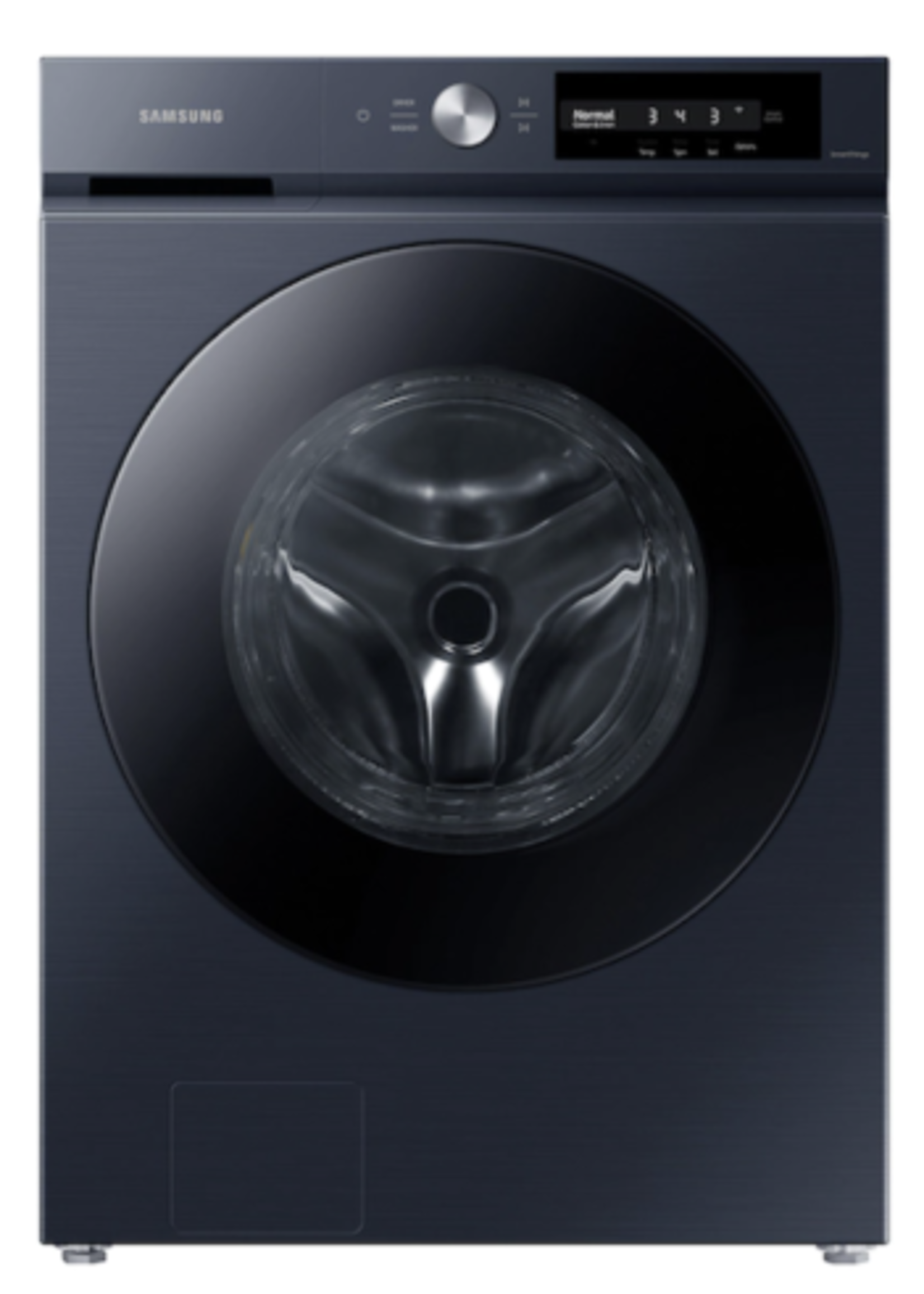 Samsung *Samsung  WF46BB6700AD  Bespoke 4.6-cu ft High Efficiency Stackable Steam Cycle Front-Load Washer (Brushed Navy) ENERGY STAR