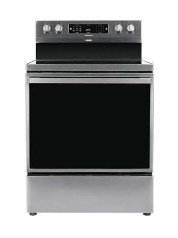 Hisense *HBE3501CPS  30-in Smooth Surface 5 Elements 5.8-cu ft Self-Cleaning Air Fry Convection Oven Freestanding Electric Range (Stainless Steel)