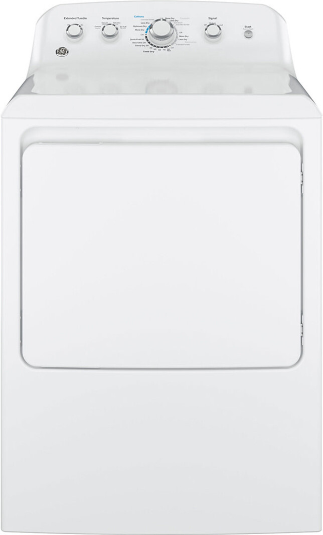 GE *GTD42EASJWW  7.2-cu ft Electric Dryer (White)