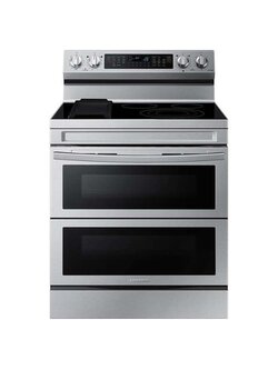 Samsung *NE63A6751SS  6.3 cu. ft. Smart Freestanding Electric Range with Flex Duo, No-Preheat Air Fry & Griddle - Stainless steel