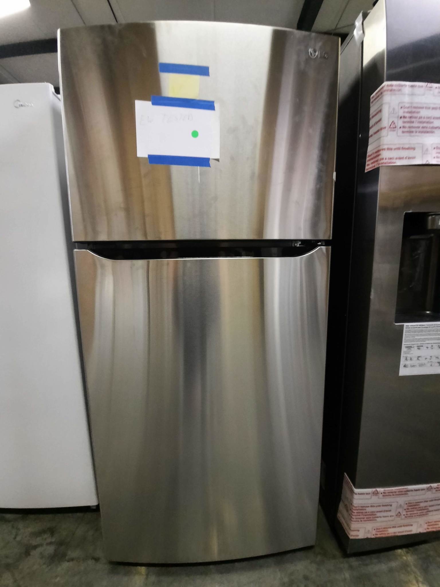 LG *LTCS20030S  30 in. 20.2 cu. ft. Top Freezer Refrigerator with LED Lighting in Stainless Steel