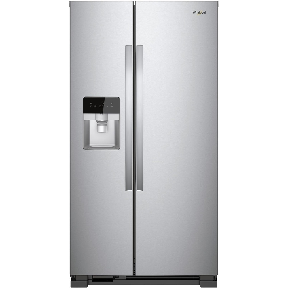Whirlpool *Whirlpool WRS331SDHM  21.4-cu ft Side-by-Side Refrigerator with Ice Maker (Stainless Steel) ENERGY STAR