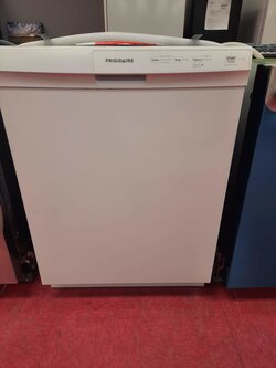 Frigidaire *FFCD2413UW 60-Decibel Front Control 24-in Built-In Dishwasher (White) ENERGY STAR