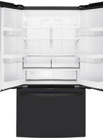 GE *GE GWE23GENDS  23.1 cu. ft. French Door Refrigerator in Black Slate, Fingerprint Resistant, Counter Depth and ENERGY STAR