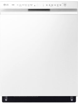 LG *LG LDFN4542W  QuadWash Front Control 24-in Built-In Dishwasher (White) ENERGY STAR, 48-dBA