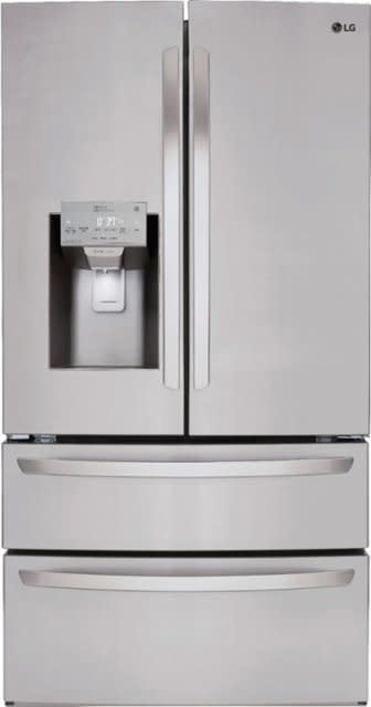 LG *LG  LMXS28626S  27.8 cu. ft. 4 Door French Door Smart Refrigerator with 2 Freezer Drawers and Wi-Fi Enabled in Stainless Steel