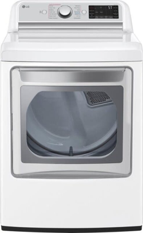 LG *LG DLEX7900WE  TurboSteam Smart Wi-Fi Enabled 7.3-cu ft Steam Cycle Electric Dryer (White) ENERGY STAR