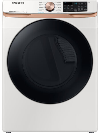 Samsung *DVE50BG8300E  7.5 cu. ft. Smart Electric Dryer in Ivory White with Steam Sanitize+ and Sensor Dry