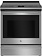 GE *PSS93YPFS 5.3 cu. ft. Slide in Electric Range with Steam-Cleaning Convection Oven and Air Fry in Stainless Steel