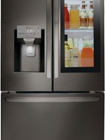 LG *LG LFXS26596D  26 cu. ft. 3-Door Smart French Door Refrigerator with InstaView Door-in-Door in Black Stainless Steel