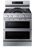 Samsung *Samsung NX60A6751SS Samsung - 6.0 cu. ft. Smart Freestanding Gas Range with Flex Duo™, Stainless Cooktop & Air Fry - Stainless steel