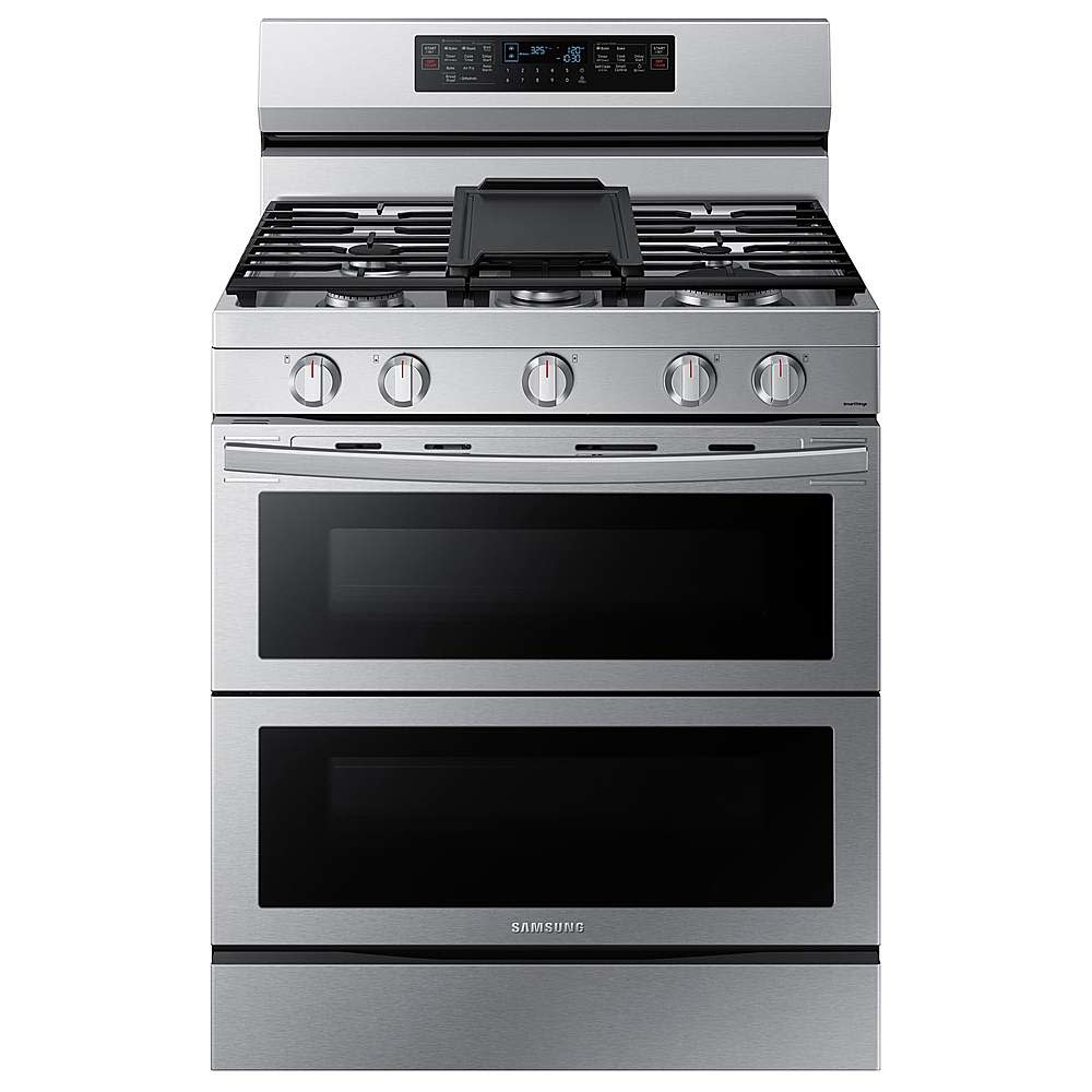 Samsung *Samsung NX60A6751SS Samsung - 6.0 cu. ft. Smart Freestanding Gas Range with Flex Duo™, Stainless Cooktop & Air Fry - Stainless steel