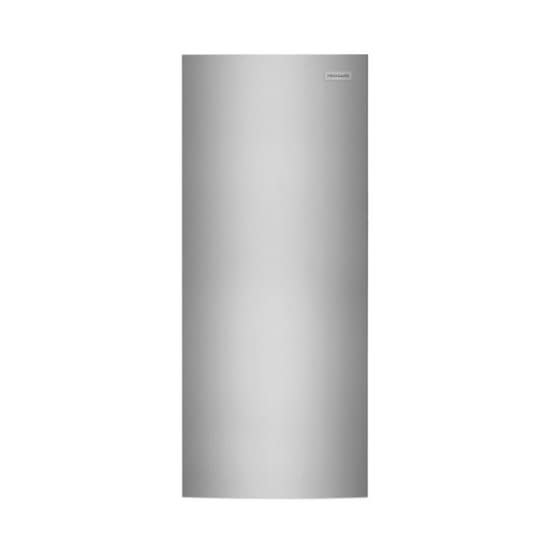 Frigidaire *Frigidaire FFFU16F2VV  16 cu. ft. Frost Free Upright Freezer with Garage Ready, Power Outage Assurance, and EvenTemp in Brushed Steel