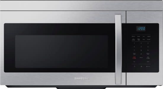 Samsung ME16A4021AS (NIB) 1.6 cu. ft. Over-the-Range Microwave with Auto Cook - Stainless steel