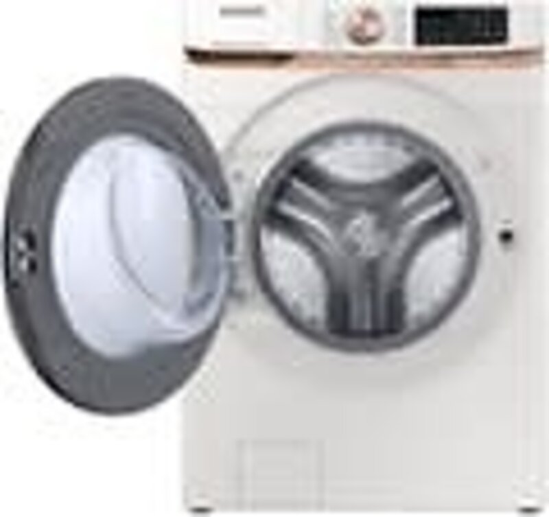 Samsung *Samsung WF50BG8300AE  5 cu. ft. Extra Large Capacity Smart Front Load Washer in Ivory White with Super Speed Wash and Steam