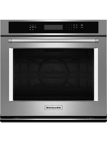 Kitchenaid *KOSE500ESS  30 in. Single Electric Wall Oven Self-Cleaning with Convection in Stainless Steel