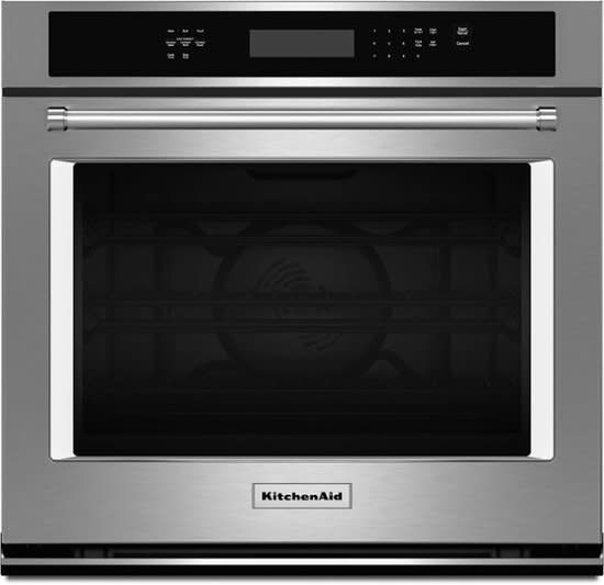Kitchenaid *KOSE500ESS  30 in. Single Electric Wall Oven Self-Cleaning with Convection in Stainless Steel