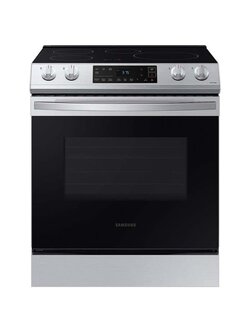 Samsung *NE63B8211SS  30 in. 6.3 cu. ft. Slide-In Induction Range with Self-Cleaning Oven in Stainless Steel