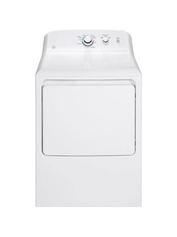 GE *GTX33EASKWW  6.2-cu ft Electric Dryer (White)
