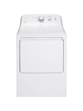 GE *GTX33EASKWW  6.2 cu. ft. White Electric Vented Dryer