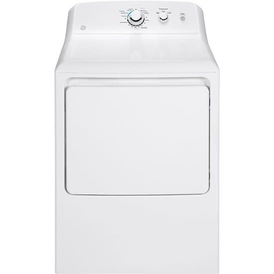 GE *GTX33EASKWW  6.2-cu ft Electric Dryer (White)