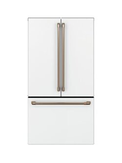 CAFE *CWE23SP4MW2  23.1 Cu. Ft. French Door Counter-Depth Refrigerator - Matte White